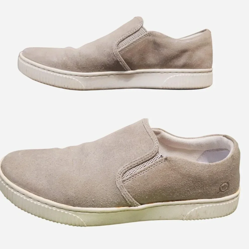 Born suede slip-on loafer shoes Size 8.5
